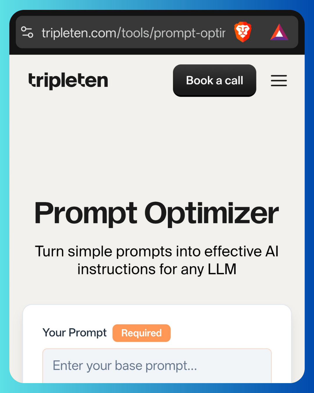 AI Promt Optimizer